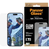PanzerGlass Classic Fit Easyaligner Iphone 17/16 Pro Screen Protector Clair