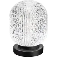 Eth Lampe de table unique Kristel noir
