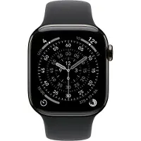 Apple MXLK3ZM/A accessoire intelligent à porter sur soi Bande Noir Fluoroélastomère