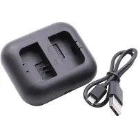 VHBW Chargeur USB double compatible avec Sony Alpha SLT-A35Y, SLT-A37, SLT-A55, SLT-A55V caméra caméscope action-cam + témoin de charge 8,4 V