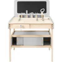 Mamabrum Atelier De Bricolage Xxl En Bois Pour Enfants, + De 50 Pièces Pour Visser, Dévisser & Réparer Certifié Ce