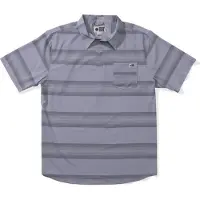 Salty Crew Sundown Perf Tech Short Sleeve Polo Gris M Homme