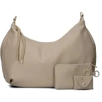 Zwei Sac bandoulière 'Lola ' beige