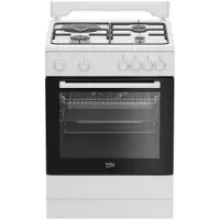 Beko Cuisinière mixte 60 cm 3+1 four électrique - FBS63121WD