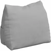 vidaXL Coussin De Dos Gris Nuage 60 X 20 X 50 Cm Tissu
