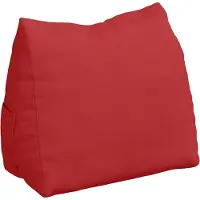 vidaXL Coussin De Dos Rouge 60 X 20 X 50 Cm Tissu