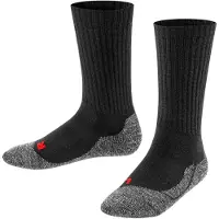 Falke Chaussettes de sport gris foncé / rouge / noir