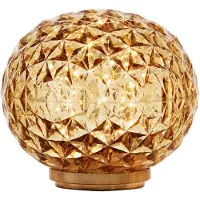 Kartell Lampe de Table , Mini Planet, dimmable, Jaune, Salon / séjour, Plastique, Design