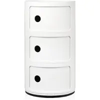 Kartell Componibili Classic Unité de Rangement White | 3 doors