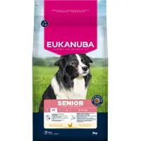 Eukanuba Senior Medium Breeds Chicken nourriture sèche pour chiens âgés de races moyennes riche en poulet frais 3kg