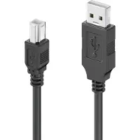 PureLink Câble USB 2.0 sonero, connecteur A vers connecteur B - noir - 5,0 m