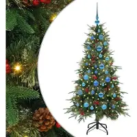 vidaXL Sapin de Noël Artificiel à Branches Articulées Vert 150 cm