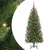 vidaXL Arbre de Noël artificiel, vert, 120 cm, en PE et PVC