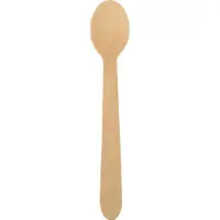 Papstar Kaffeelöffel Pure 10085 11cm Holz 100 St./Pack. -