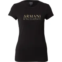 Armani Exchange T-shirt or / noir