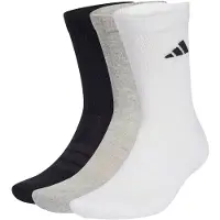 Adidas Chaussettes de sport 'Essentials' gris chiné / noir / blanc
