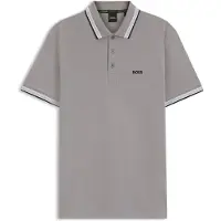 BOSS T-Shirt 'Paddy' gris / noir / blanc