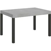 Itamoby Table Extensible 90X140/244 Cm Everyday Ciment Structure Anthracite