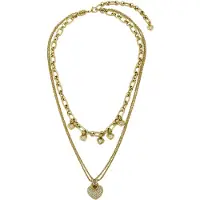 GUESS Crazy In Love Jubn05208 Necklace Doré Femme