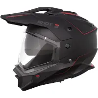 Shot Race Gear Trek Max Vision Rally Full Face Helmet Noir XS