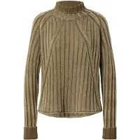 G-Star Washed Loose Fit High Neck Sweater Vert XS Femme