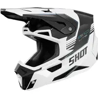 Shot Race Gear Lite S10 Off-road Helmet Blanc M