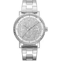 DKNY Soho Logo 36 Mm Woman Watch Argenté Femme