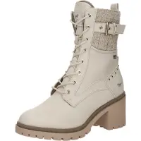 Mustang Veterschoenen Hak Veterschoenen Hak - gebroken wit - Maat 37