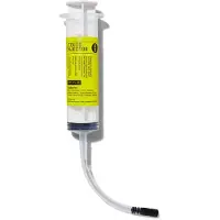 Oko Pompe en plastique pour le réservoir de 5 litres avec anti-crevaison . Avec quatre adaptateurs. Compatible avec les valves Schrader et Pres.