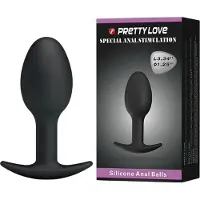 Pretty Love - plug anal - silicone noir