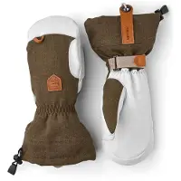 Hestra Army Leather Patrol Gauntlet, mitaines, olive
