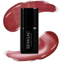 Semilac UV Hybrid Gloss GALA vernis à ongles gel lampe UV/LED teinte 662 Rosé Gloss 7 ml