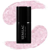 Semilac UV Hybrid Crushed_ICE vernis à ongles gel lampe UV/LED teinte 491 Strawberry Ice 7 ml