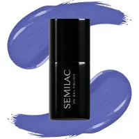 Semilac UV Hybrid Pastel Neons vernis à ongles gel lampe UV/LED teinte 602 Dark Jeans 7 ml