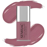 Semilac One Step 3in1 Glossy vernis à ongles gel teinte 201 Earth Pink 7 ml