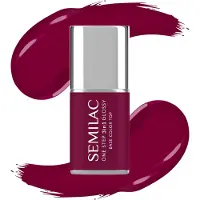 Semilac One Step 3in1 Glossy vernis à ongles gel teinte 775 Plum Wine 7 ml