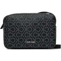 Calvin Klein Sac à bandoulière noir / argent / blanc