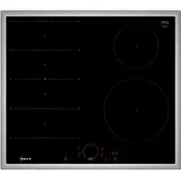 NEFF Table de cuisson induction 60cm 4 feux 7400w inox/noir - - T66SHE4L0 -