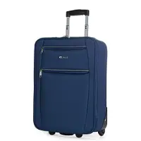 Itaca unisex. T71950-02 Valise de voyage à 2 roues T71950 marine -55x39x18cm (OSFA), Bleu, Casuel, Polyester