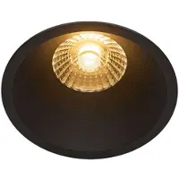 Nordlux Spot encastrable rond Albric noir