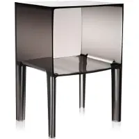 Kartell Small Ghost Buster Table de Chevet avec Rangement Fumé