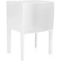 Kartell Small Ghost Buster Table de Chevet avec Rangement White
