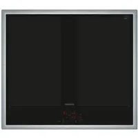 Siemens iQ700, Table de cuisson à induction, 60 cm, piloté par le four, noir, Avec cadre à poser, EY645CXB6E