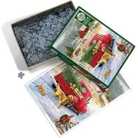 Cobble Hill Puzzle Noël à la ferme 1000 pièces