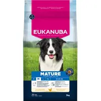 Eukanuba Mature Medium Breeds Chicken nourriture sèche pour chiens matures de races moyennes riche en poulet frais 3kg