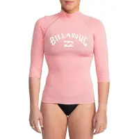 Billabong T-shirt fonctionnel 'Tropic' rose ancienne / blanc
