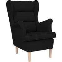 vidaXL Fauteuil noir 74x84x100 cm tissu