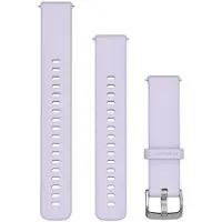 Garmin Bracelet de montre en silicone avec boucle argenté Quick Release