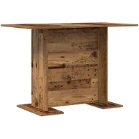 vidaXL Table de salle à manger en vieux bois 110 x 60 x 75 cm Bois composite