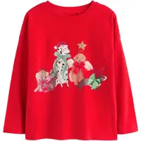 Next T-Shirt gris clair / vert clair / rose clair / rouge